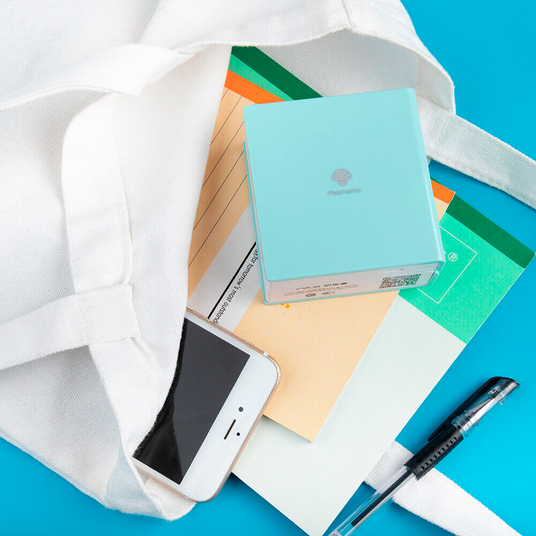 Карманный мини принтер Phomemo M02 Green для обучения, творчества