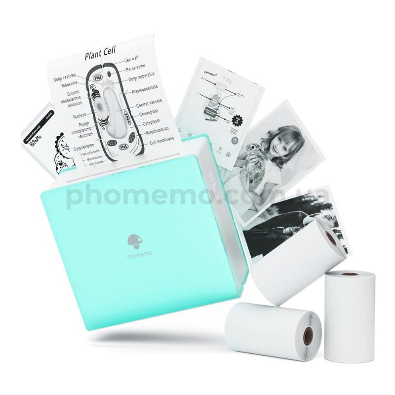 PC周辺機器 Pmo M02 pro green Карманный мини принтер Phomemo M02 Green для обучения, творчества